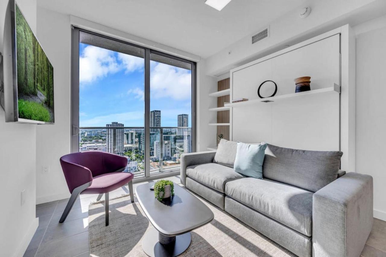 Modern 1 Bed Condo Across From Bayside In Downtown Miami Bagian luar foto